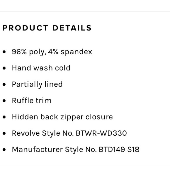 Superdown “Peyton Ruffle Cami Dress” in Red. - Picture 4 of 5